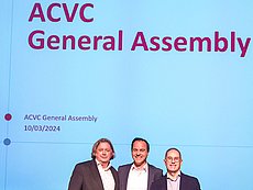 Prof. Dr. Ingo Ahrens bei der Übernahme der ACVC-Präsidentschaft