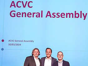 Prof. Dr. Ingo Ahrens bei der Übernahme der ACVC-Präsidentschaft