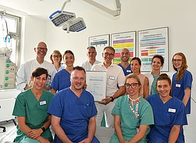 Das Team des Regionalen Traumazentrum mit Zertifikat 